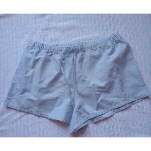 The Drop Emilie, Women's XL Skyway Blue Linen Blend Shorts, NWT